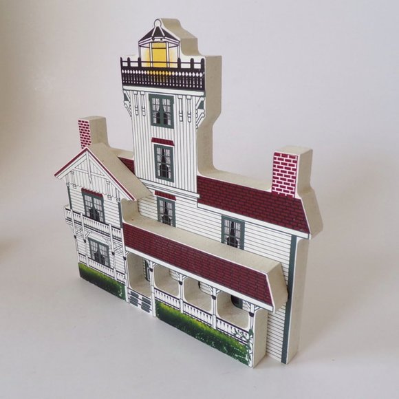 Shelia 1995 Wood Cut Out Houses Point Fermin Light L.A. California  3003 - Picture 2 of 8